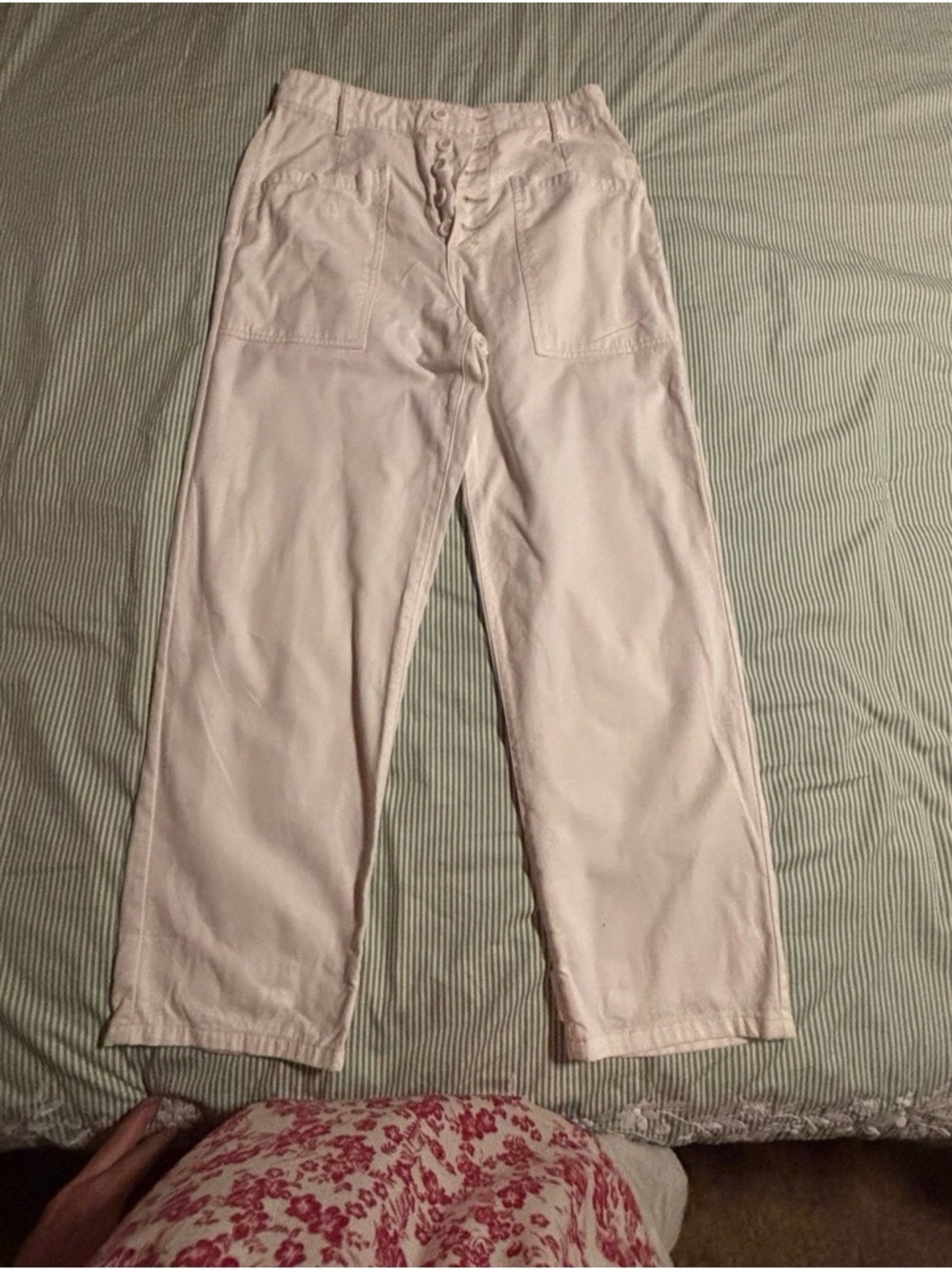 pistola white Button-Fly Chino Pants